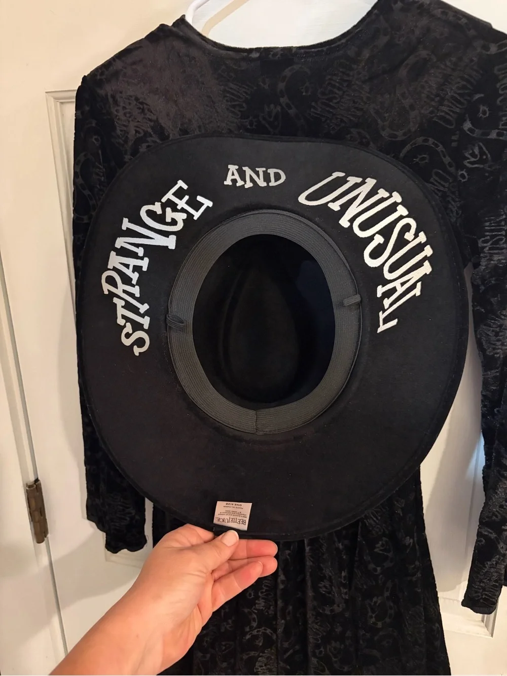 Goth Lydia Deetz Kids Costume - Black